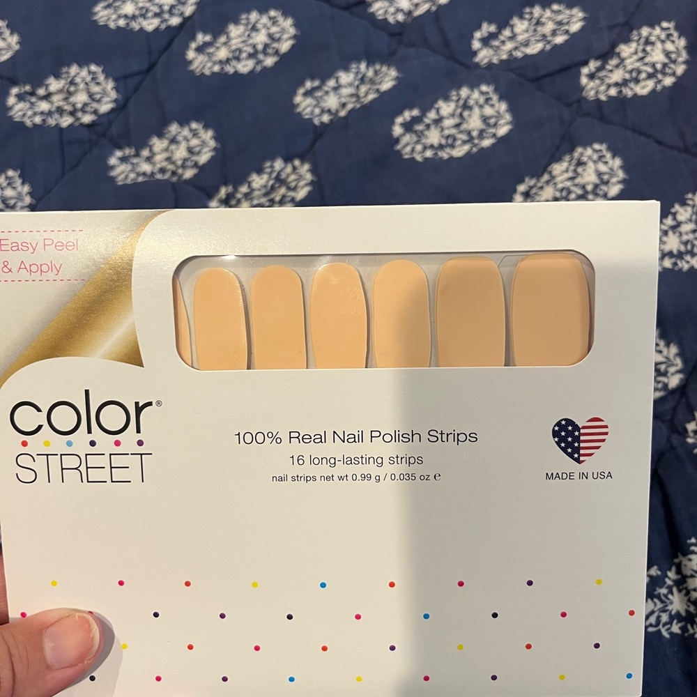 Color Street Cream Nail Polish Strips Accessories